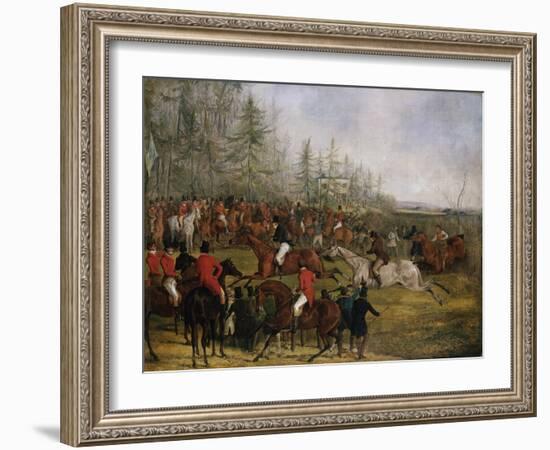 At the Finish-Henry Thomas Alken-Framed Giclee Print