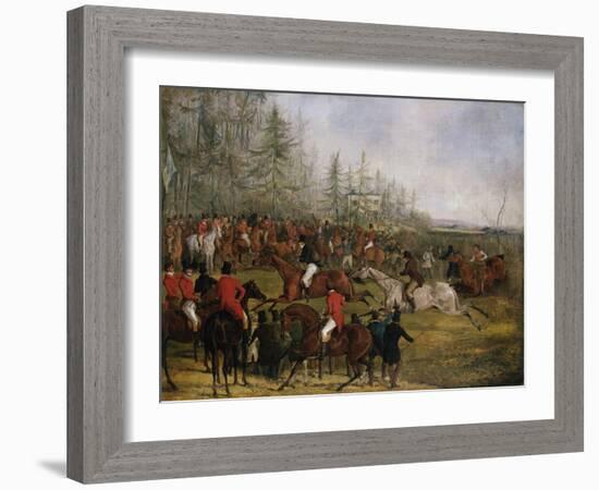 At the Finish-Henry Thomas Alken-Framed Giclee Print