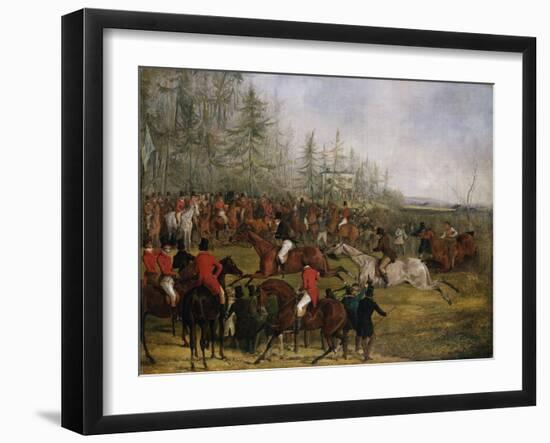 At the Finish-Henry Thomas Alken-Framed Giclee Print