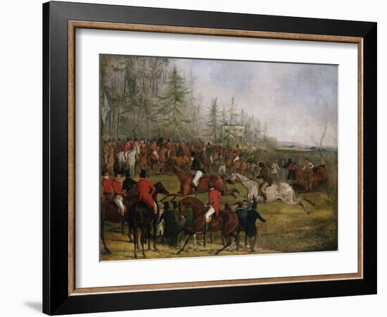 At the Finish-Henry Thomas Alken-Framed Giclee Print