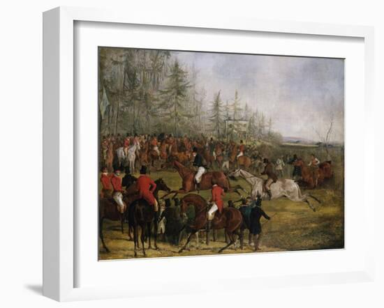 At the Finish-Henry Thomas Alken-Framed Giclee Print