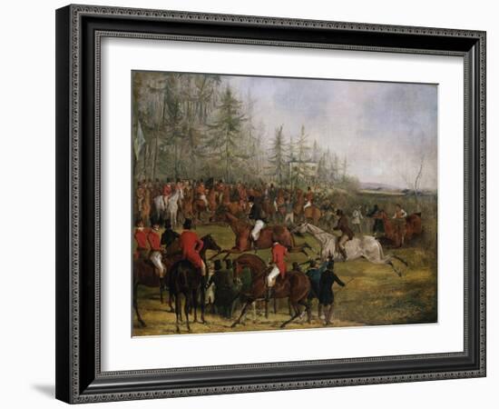 At the Finish-Henry Thomas Alken-Framed Giclee Print