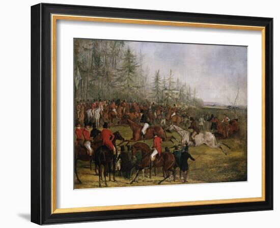 At the Finish-Henry Thomas Alken-Framed Giclee Print