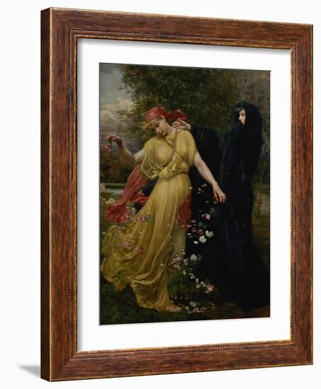 At the First Touch of Winter, Summer Fades Away-Valentine Cameron Prinsep-Framed Giclee Print