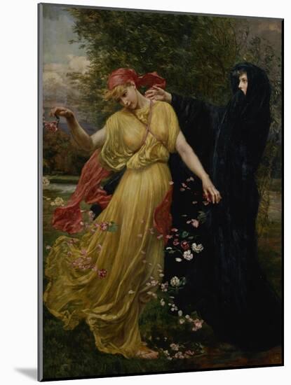 At the First Touch of Winter, Summer Fades Away-Valentine Cameron Prinsep-Mounted Giclee Print