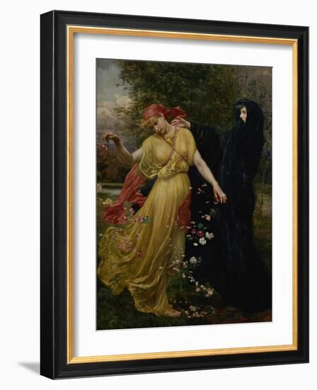 At the First Touch of Winter, Summer Fades Away-Valentine Cameron Prinsep-Framed Giclee Print