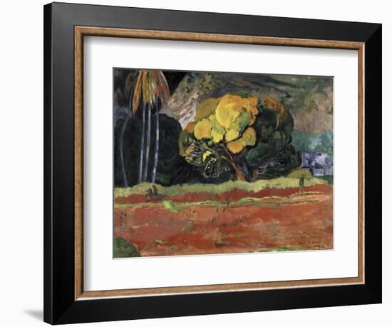 At the Foot of a Mountain, c.1892-Paul Gauguin-Framed Giclee Print