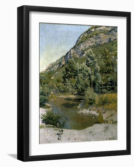 At the Foot of Petit Salve-Ferdinand Hodler-Framed Giclee Print