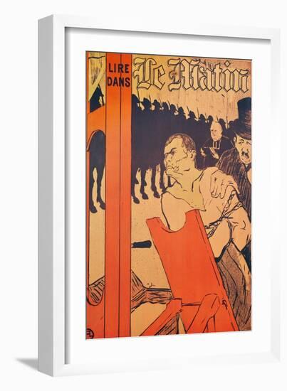 At the Foot of the Gallows, Advertisement for 'Le Matin', 1893 (Colour Lithograph)-Henri de Toulouse-Lautrec-Framed Giclee Print