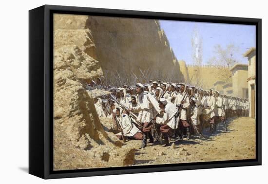 At the Fortress Walls. Let Them In!, 1871-Vasili Vasilyevich Vereshchagin-Framed Premier Image Canvas