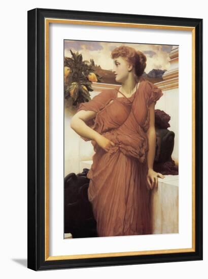 At the Fountain-Frederick Leighton-Framed Art Print