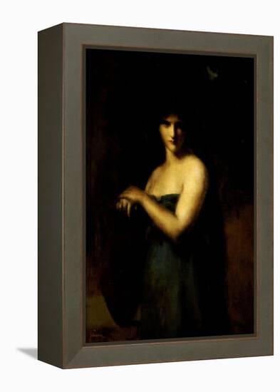 At the Fountain-Jean Jacques Henner-Framed Premier Image Canvas