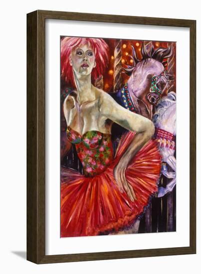 At the Funfair, 2003-Hilary Dunne-Framed Giclee Print