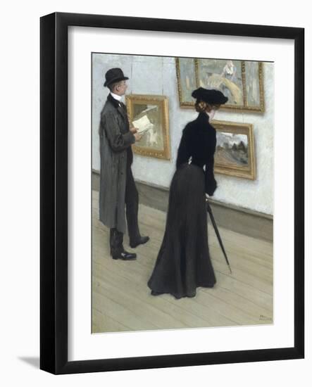 At the Gallery-Paul Fischer-Framed Giclee Print