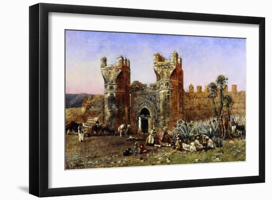 At the Gate of Shelah, Past and Present-Weeks Edwin Lord-Framed Giclee Print