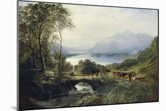 At the Head of the Loch, 1863-Samuel Bough-Mounted Giclee Print