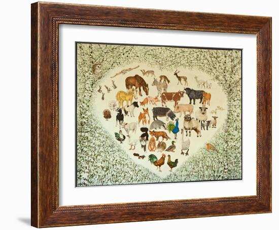 At the Heart of it All, 2013-Pat Scott-Framed Premium Giclee Print