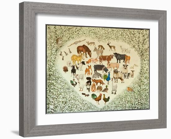 At the Heart of it All, 2013-Pat Scott-Framed Giclee Print