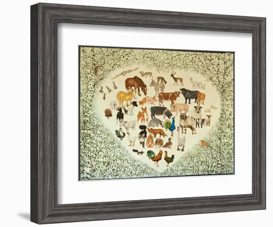At the Heart of it All, 2013-Pat Scott-Framed Giclee Print