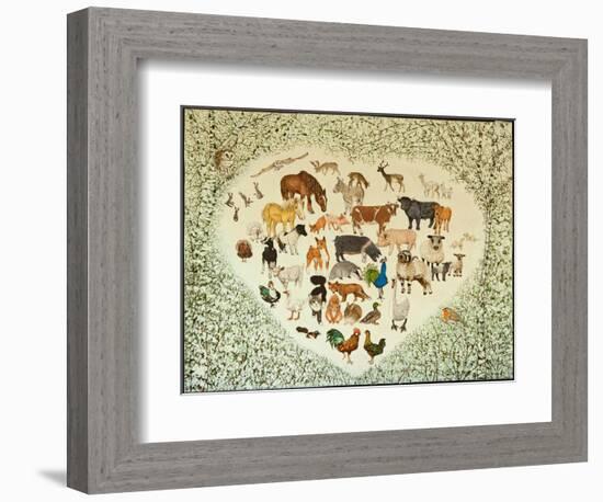 At the Heart of it All, 2013-Pat Scott-Framed Giclee Print