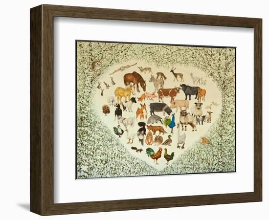 At the Heart of it All, 2013-Pat Scott-Framed Giclee Print