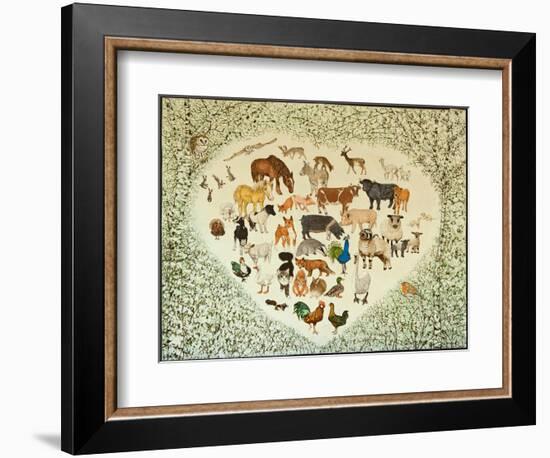 At the Heart of it All, 2013-Pat Scott-Framed Giclee Print