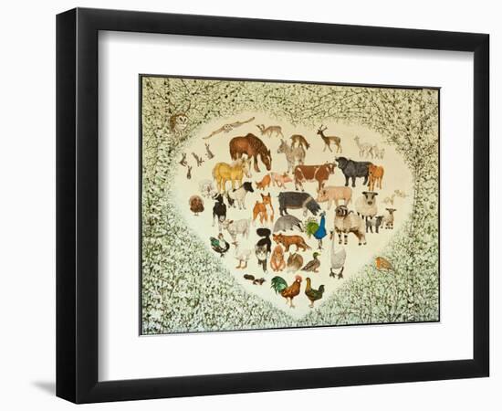 At the Heart of it All, 2013-Pat Scott-Framed Giclee Print