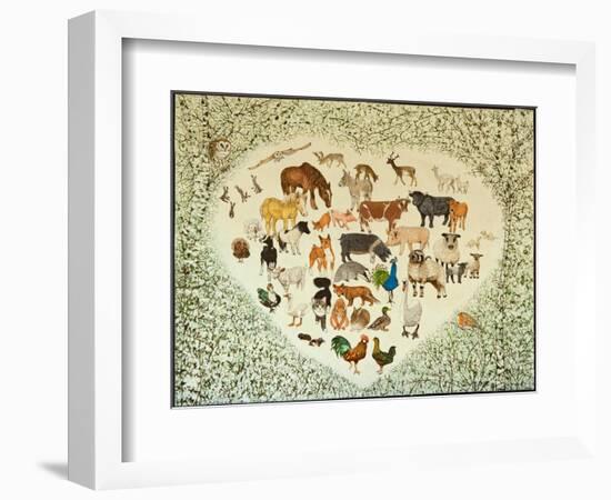 At the Heart of it All, 2013-Pat Scott-Framed Giclee Print