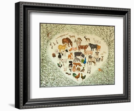 At the Heart of it All, 2013-Pat Scott-Framed Giclee Print