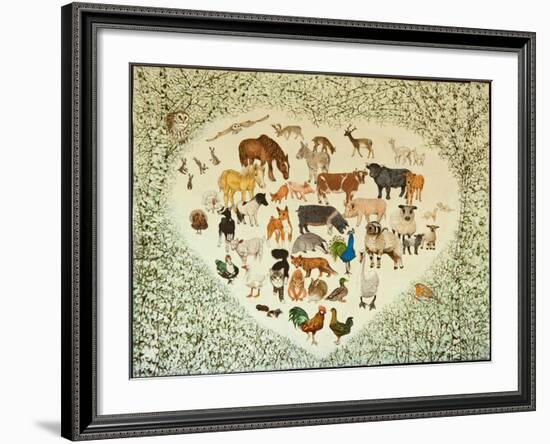 At the Heart of it All, 2013-Pat Scott-Framed Giclee Print