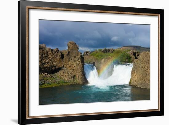 At the Hjalparfoss-Catharina Lux-Framed Photographic Print