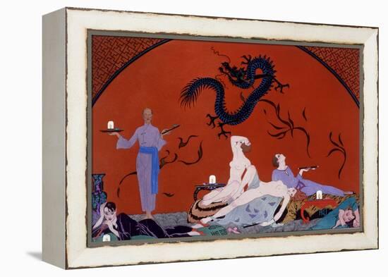 At the House of Pasotz, c.1921-Georges Barbier-Framed Premier Image Canvas