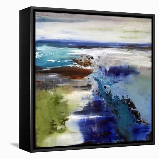 At The Lake-Michele Gort-Framed Stretched Canvas