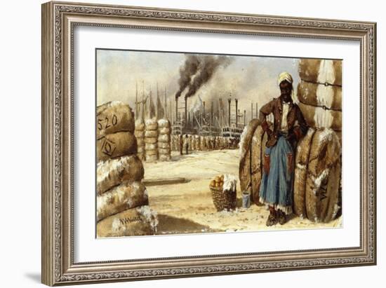 At the Levee-William Aiken Walker-Framed Giclee Print