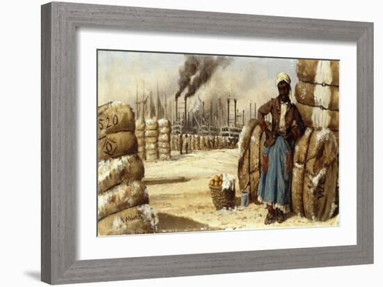 At the Levee-William Aiken Walker-Framed Giclee Print