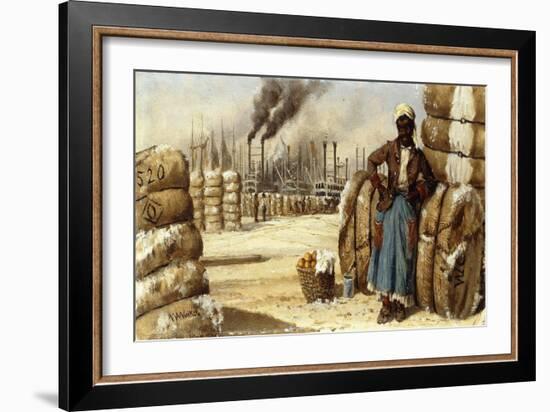 At the Levee-William Aiken Walker-Framed Giclee Print