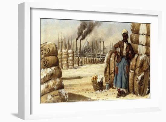 At the Levee-William Aiken Walker-Framed Giclee Print