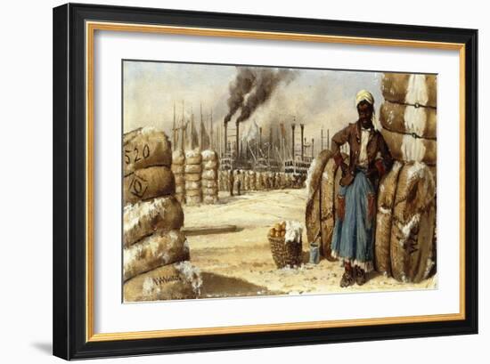 At the Levee-William Aiken Walker-Framed Giclee Print