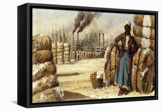 At the Levee-William Aiken Walker-Framed Premier Image Canvas