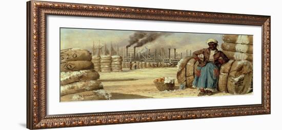 At the Levee-William Aiken Walker-Framed Giclee Print