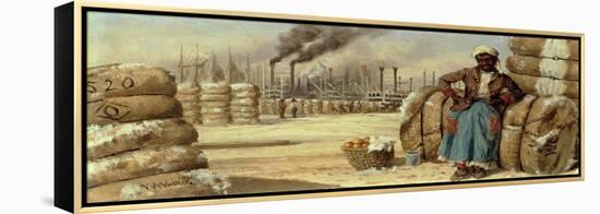 At the Levee-William Aiken Walker-Framed Premier Image Canvas