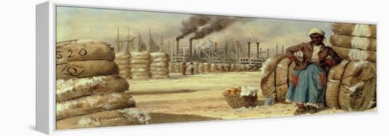 At the Levee-William Aiken Walker-Framed Premier Image Canvas