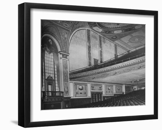 At the line of the balcony, the Allen Theatre, Cleveland, Ohio, 1925-null-Framed Photographic Print