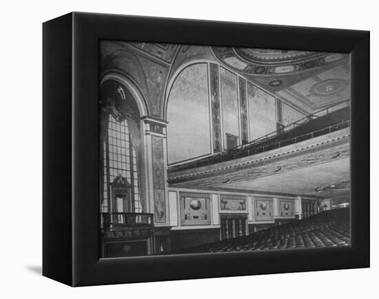 At the line of the balcony, the Allen Theatre, Cleveland, Ohio, 1925-null-Framed Premier Image Canvas