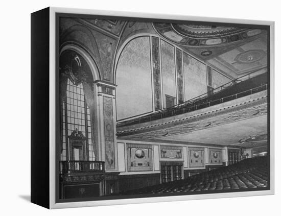 At the line of the balcony, the Allen Theatre, Cleveland, Ohio, 1925-null-Framed Premier Image Canvas