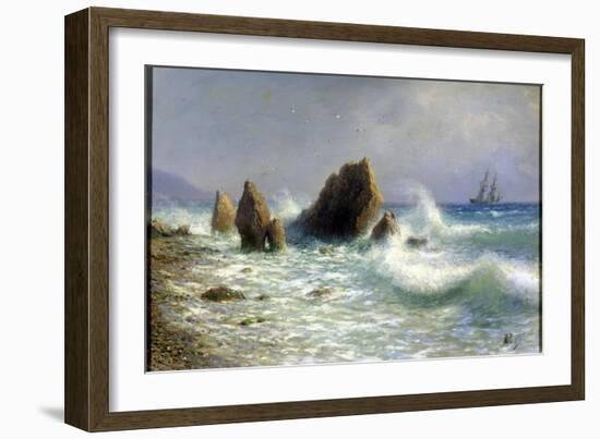 At the Livadia Shore, 1895-Lev Felixovich Lagorio-Framed Giclee Print