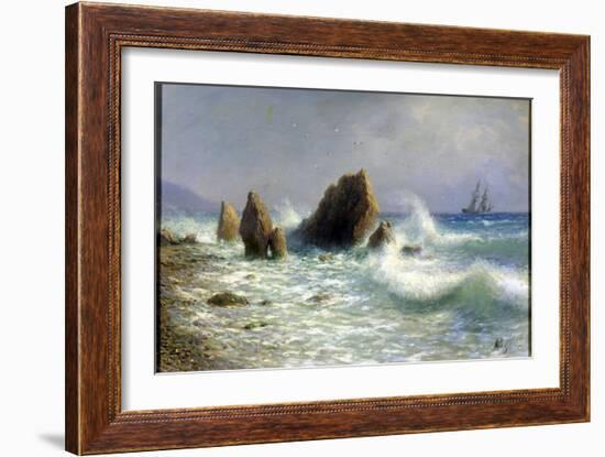 At the Livadia Shore, 1895-Lev Felixovich Lagorio-Framed Giclee Print