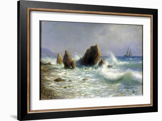 At the Livadia Shore, 1895-Lev Felixovich Lagorio-Framed Giclee Print