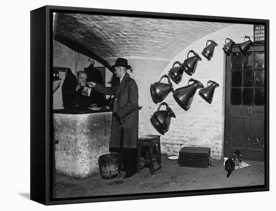 At the London Docks-John Phillips-Framed Premier Image Canvas