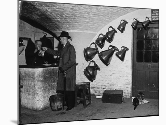 At the London Docks-John Phillips-Mounted Premium Photographic Print